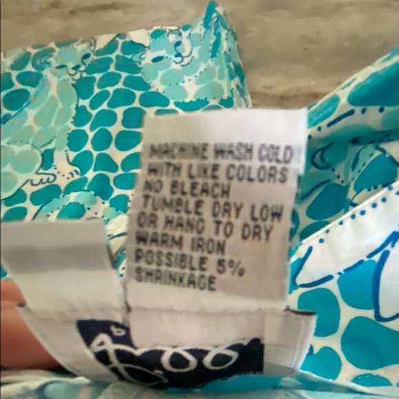 Lilly Pulitzer Crop Capri Pants White Label Cheetah Leopard Pattern - Picture 5 of 10